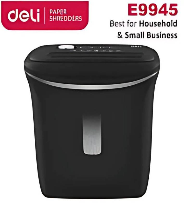 Deli 9945 Destructeur de Papier 12L - Sécurité Maximale pour Vos Documents
